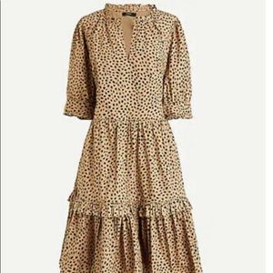 J. Crew Leopard Print Dress